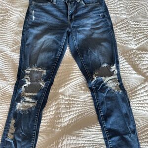 Distressed American Eagle Jeans
